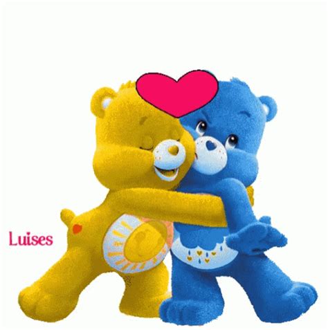 care bear gif|care bear hugging.